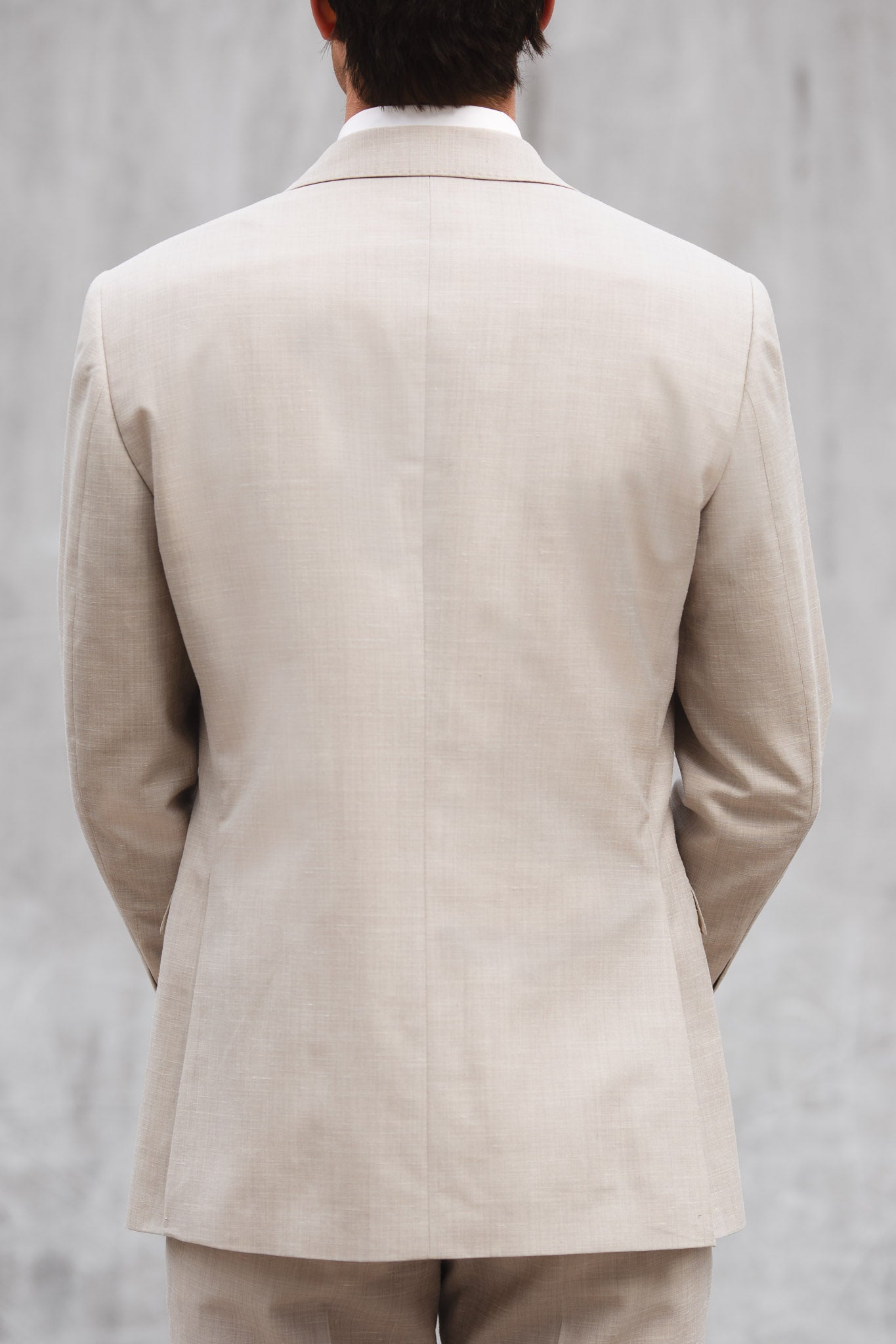 Leinenanzug Zweiteiler in Naturfarben